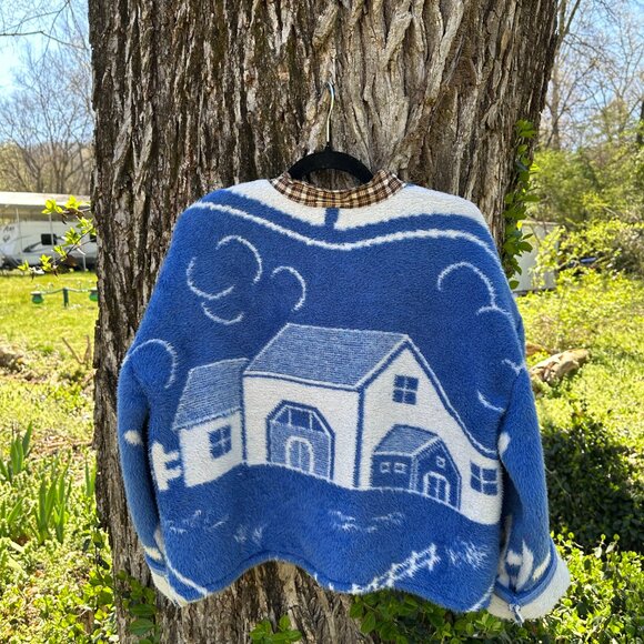 handmade, upcycled quilt + blanket coats - Picture 5 of 13